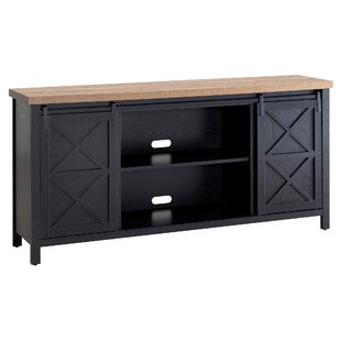 Farmhouse black tv deals stand